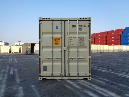 40-Fuß-High-Cube-Seecontainer (RAL 61021)