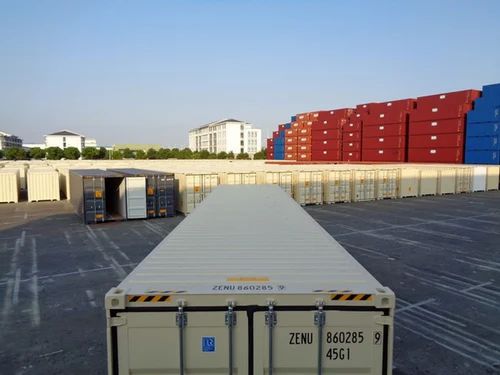 40-Fuß-High-Cube-Seecontainer (RAL 61021)