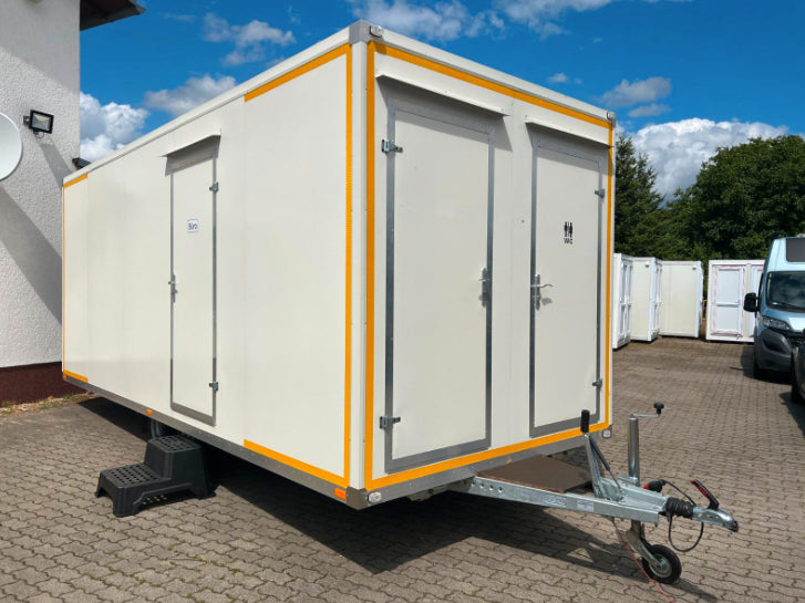 6,00 - m Büro-Anhänger mit Küchenzeile und WC