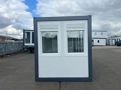 Tragbarer Bürocontainer mit Panoramafenstern (Ref: C3301)