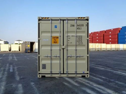 40-Fuß-High-Cube-Seecontainer (RAL 61021)
